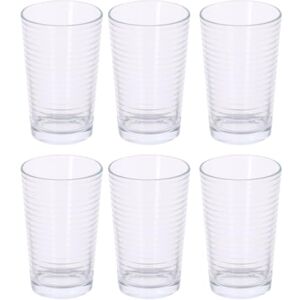 HEALTH EDCO Ensemble de 6 verres 220ml - Verres à boire - Publicité HEALTH EDCO Ensemble de 6 verres 220ml - Verres à boire - Publicité