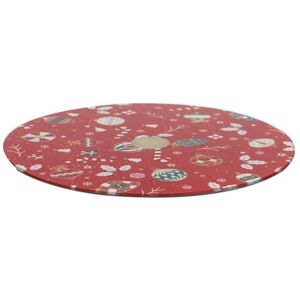 HOME DECO FACTORY KA0394 Plateau Tournant de Noël Service de Table Élégant Pratique pour Fêtes et Dîners Facile à Nettoyer Taille 30 cm Blanc/Rouge - Publicité HOME DECO FACTORY KA0394 Plateau Tournant de Noël Service de Table Élégant Pratique pour Fêtes et Dîners Facile à Nettoyer Taille 30 cm Blanc/Rouge - Publicité