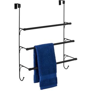 Amazon Basics Porte-Serviettes à Poser sur la Porte, Noir, 49 x 17 x 63 cm - Publicité Amazon Basics Porte-Serviettes à Poser sur la Porte, Noir, 49 x 17 x 63 cm - Publicité