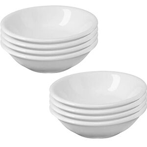 Westmark Lot de 8 petits pots ronds en céramique Diamètre : 7 x 2 cm Tapas + Friends Blanc 697522E3 - Publicité Westmark Lot de 8 petits pots ronds en céramique Diamètre : 7 x 2 cm Tapas + Friends Blanc 697522E3 - Publicité