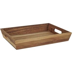 HOME DECO FACTORY , KA0321, Plateau en Acacia avec Poignées Ergonomiques, Idéal pour Servir Repas et Boissons, Design Élégant et Pratique, Dimensions 32x23 cm, Couleur Marron - Publicité HOME DECO FACTORY , KA0321, Plateau en Acacia avec Poignées Ergonomiques, Idéal pour Servir Repas et Boissons, Design Élégant et Pratique, Dimensions 32x23 cm, Couleur Marron - Publicité