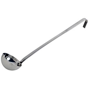 PIAZZA 153010 Louche en acier inoxydable Longueur 43 cm Diamètre 10 cm Capacité 0,25 l - Publicité PIAZZA 153010 Louche en acier inoxydable Longueur 43 cm Diamètre 10 cm Capacité 0,25 l - Publicité