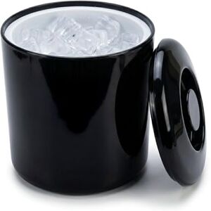 Chabrias Ltd Seau à glace isotherme noir de 4 litres avec couvercle et doublure de drainage – Fabriqué au Royaume-Uni – Double paroi en plastique sans BPA – Garde la glace fraîche et congelée plus - Publicité Chabrias Ltd Seau à glace isotherme noir de 4 litres avec couvercle et doublure de drainage – Fabriqué au Royaume-Uni – Double paroi en plastique sans BPA – Garde la glace fraîche et congelée plus - Publicité