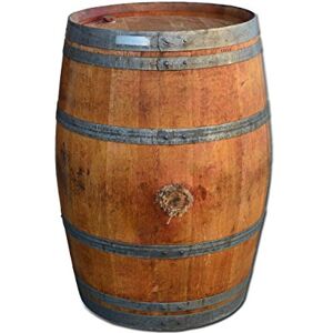 Temesso Tonneau de vin en fût de chêne affillé avec Plateau de Table Noyer 80cm (huilé) - Publicité Temesso Tonneau de vin en fût de chêne affillé avec Plateau de Table Noyer 80cm (huilé) - Publicité
