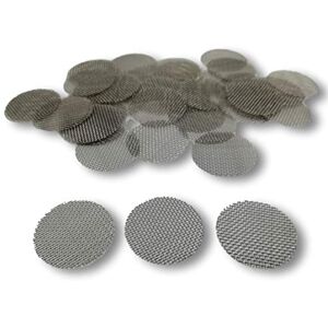 EKNA Lot de 25 tamis intérieurs, en acier grossier, 20 mm, antirouille, tamis Mighty Vaporizer, tamis à pipe - Publicité EKNA Lot de 25 tamis intérieurs, en acier grossier, 20 mm, antirouille, tamis Mighty Vaporizer, tamis à pipe - Publicité