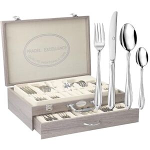 Pradel Excellence D570-48 Ménagère de 48 Pièces dans Coffret Noir - Publicité Pradel Excellence D570-48 Ménagère de 48 Pièces dans Coffret Noir - Publicité