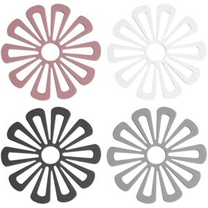 HDGSAFD Lot De 4 Tapis Isolants Thermiques, Tapis De Table À Manger Épais En Forme De Fleur, Tapis Isolants Thermiques Unis Simples, Sous-Verres Antidérapants - Publicité HDGSAFD Lot De 4 Tapis Isolants Thermiques, Tapis De Table À Manger Épais En Forme De Fleur, Tapis Isolants Thermiques Unis Simples, Sous-Verres Antidérapants - Publicité