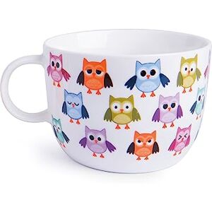 Excelsa Tasse géante Animaux 450 ML Porcelaine Blanc Gufo 1 pièce Multicolore - Publicité Excelsa Tasse géante Animaux 450 ML Porcelaine Blanc Gufo 1 pièce Multicolore - Publicité