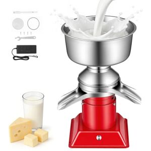 VEVOR Écrémeuse Électrique 60 L/h, Centrifugeuse à Lait 40 W 10 500 tr/min, pour Crème Écrémée Lait de Chèvre et de Vache Ferme, Séparateur Centrifuge de Crème en Acier Inoxydable, avec Bol de 4,5 L - Publicité VEVOR Écrémeuse Électrique 60 L/h, Centrifugeuse à Lait 40 W 10 500 tr/min, pour Crème Écrémée Lait de Chèvre et de Vache Ferme, Séparateur Centrifuge de Crème en Acier Inoxydable, avec Bol de 4,5 L - Publicité