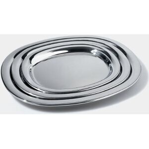 Alessi JM13/30 L Plat de Service Acier Inoxydable Argent 30,00 x 24,00 x 30,00 cm - Publicité Alessi JM13/30 L Plat de Service Acier Inoxydable Argent 30,00 x 24,00 x 30,00 cm - Publicité