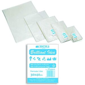 BALMAR 2000 PF500111 Lot de 100 pochettes en polypropylène transparent et brillant 30 x 40 cm - Publicité BALMAR 2000 PF500111 Lot de 100 pochettes en polypropylène transparent et brillant 30 x 40 cm - Publicité