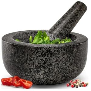 Zuvo Ensemble pilon et mortier – Pierre naturelle solide de qualité supérieure, essentiel pour les essentiels de cuisine et les créations culinaires – Design durable et élégant par - Publicité Zuvo Ensemble pilon et mortier – Pierre naturelle solide de qualité supérieure, essentiel pour les essentiels de cuisine et les créations culinaires – Design durable et élégant par - Publicité