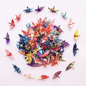 Lotus Lot de 100 mini grues en papier washi origami préfabriquées de 4 cm pour décoration de fête de mariage et fournitures de thé - Publicité Lotus Lot de 100 mini grues en papier washi origami préfabriquées de 4 cm pour décoration de fête de mariage et fournitures de thé - Publicité