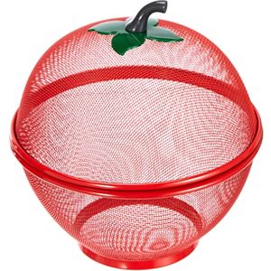 EXCELSA Panier à fruits pomme rouge avec couvercle - Panier à fruits - Publicité EXCELSA Panier à fruits pomme rouge avec couvercle - Panier à fruits - Publicité