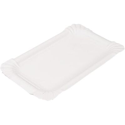 Garcia de Pou AC1117 Set de 50 Assiettes carton 11x17 cm, Carton, blanc, 50 x 26 x 19.5 cm - Publicité Garcia de Pou AC1117 Set de 50 Assiettes carton 11x17 cm, Carton, blanc, 50 x 26 x 19.5 cm - Publicité