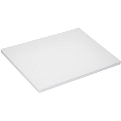 Städter Assiette à gâteau en carton laminé en aluminium, couleur blanche, non résistant aux coupures, taille 40 x 30 cm, 900042 - Publicité Städter Assiette à gâteau en carton laminé en aluminium, couleur blanche, non résistant aux coupures, taille 40 x 30 cm, 900042 - Publicité
