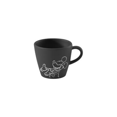 Villeroy & Boch Manufacture Rock – Mickey Mouse – tasse à expresso, noir, résistant au lave-vaisselle/micro-ondes, look ardoise caractéristique avec décor Disney Mickey Mouse à la craie - Publicité Villeroy & Boch Manufacture Rock – Mickey Mouse – tasse à expresso, noir, résistant au lave-vaisselle/micro-ondes, look ardoise caractéristique avec décor Disney Mickey Mouse à la craie - Publicité