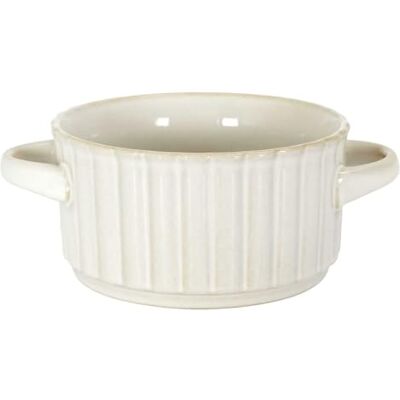 HOME DECO FACTORY KA0414 Bol à Soupe en Céramique Design Sobre et Raffiné Conçu pour Soupes, Salades et Desserts Compatible Lave-Vaisselle et Micro-Ondes Ø8,5 cm Couleur Beige - Publicité HOME DECO FACTORY KA0414 Bol à Soupe en Céramique Design Sobre et Raffiné Conçu pour Soupes, Salades et Desserts Compatible Lave-Vaisselle et Micro-Ondes Ø8,5 cm Couleur Beige - Publicité