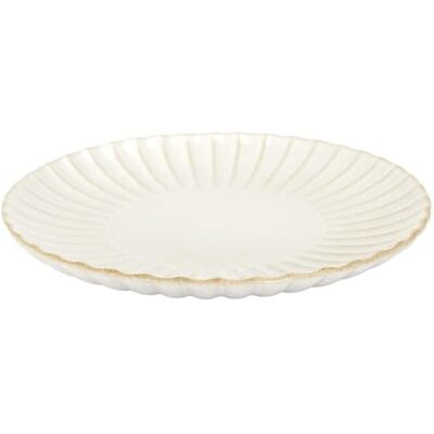HOME DECO FACTORY KA0408 Assiette Elégante Design Raffiné et Intemporel Conçue pour Toutes Les Occasions Facile à Entretenir et Pratique 27 cm Beige - Publicité HOME DECO FACTORY KA0408 Assiette Elégante Design Raffiné et Intemporel Conçue pour Toutes Les Occasions Facile à Entretenir et Pratique 27 cm Beige - Publicité