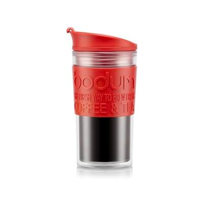 Bodum Travel Mug, 0.35 l, 12 oz, Red - Publicité Bodum Travel Mug, 0.35 l, 12 oz, Red - Publicité