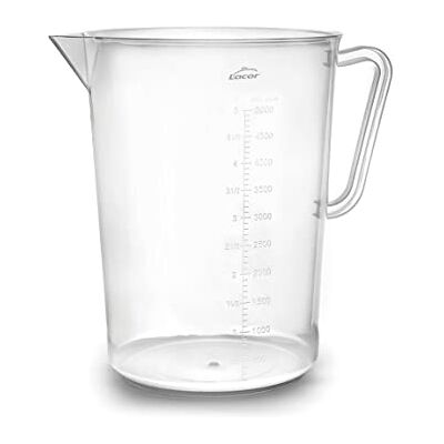 LACOR 67214 Verre doseur, tasse à mesurer, testeur de liquide, polypropylène, sans BPA, 20 cm, 5 L - Publicité LACOR 67214 Verre doseur, tasse à mesurer, testeur de liquide, polypropylène, sans BPA, 20 cm, 5 L - Publicité