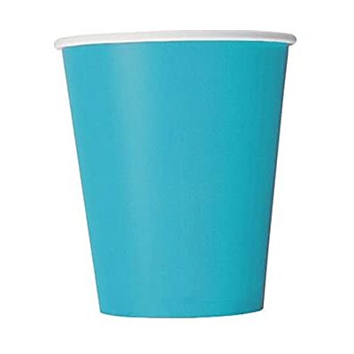 Dart 8 GOBELETS CARTON 25CL BLEU TURQUOISE - Publicité Dart 8 GOBELETS CARTON 25CL BLEU TURQUOISE - Publicité