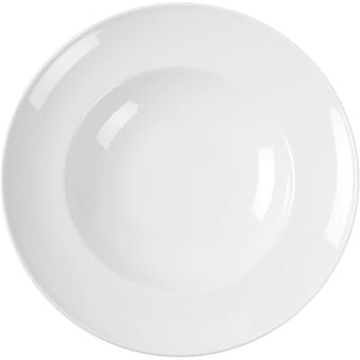 Assiette à pâtes en porcelaine blanche Hendi 300mm - Lot de 6 - Publicité Assiette à pâtes en porcelaine blanche Hendi 300mm - Lot de 6 - Publicité