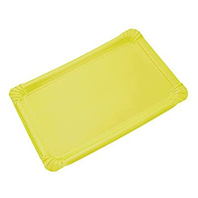 Dart 5 Plats DE Service Carton 24X33CM Jaune - Publicité Dart 5 Plats DE Service Carton 24X33CM Jaune - Publicité