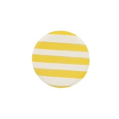 Artyfêtes Générique 6 ASSIETTES CARTON RAYÉ DOLCE VITA 23CM JAUNE - Publicité Artyfêtes Générique 6 ASSIETTES CARTON RAYÉ DOLCE VITA 23CM JAUNE - Publicité