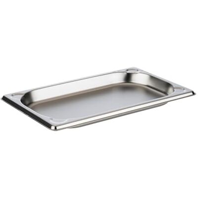 APS GN bacs 26,5 x 16,2 cm, Tiefe: 20 mm Acier Inoxydable, 0,5 Liter - Publicité APS GN bacs 26,5 x 16,2 cm, Tiefe: 20 mm Acier Inoxydable, 0,5 Liter - Publicité