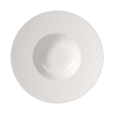 Villeroy & Boch – Manufacture Ice assiette à pâtes, env. 28 נ28 נ5 cm, blanc aspect glacé mat et brillant, lave-vaisselle et micro-ondes, assiette pour pâtes et bowls, porcelaine Premium - Publicité Villeroy & Boch – Manufacture Ice assiette à pâtes, env. 28 נ28 נ5 cm, blanc aspect glacé mat et brillant, lave-vaisselle et micro-ondes, assiette pour pâtes et bowls, porcelaine Premium - Publicité