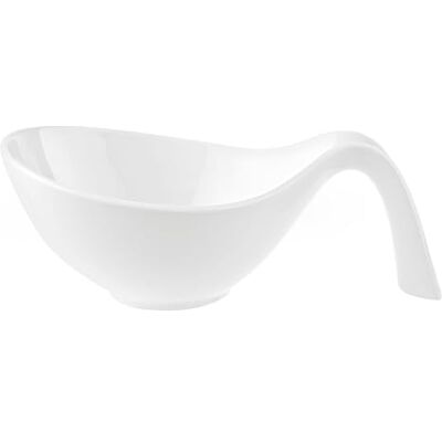 Villeroy & Boch Flow, Petit pot à sauce/Saucière, 600 ml, Pour salades/soupes/sauces, Porcelaine Premium, Convient pour le lave-vaisselle, Blanc - Publicité Villeroy & Boch Flow, Petit pot à sauce/Saucière, 600 ml, Pour salades/soupes/sauces, Porcelaine Premium, Convient pour le lave-vaisselle, Blanc - Publicité