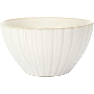 HOME DECO FACTORY KA0412, Bol en céramique élégant 14,5 cm, Design en Relief, Conçu pour salades et Desserts, Facile à Nettoyer, Conçu pour Toutes Les Occasions, Beige - Publicité HOME DECO FACTORY KA0412, Bol en céramique élégant 14,5 cm, Design en Relief, Conçu pour salades et Desserts, Facile à Nettoyer, Conçu pour Toutes Les Occasions, Beige - Publicité