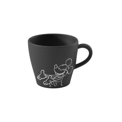 Villeroy & Boch Manufacture Rock – Mickey Mouse – tasse à café, noir, résistant au lave-vaisselle/micro-ondes, look ardoise caractéristique avec décor Disney Mickey Mouse à la craie - Publicité Villeroy & Boch Manufacture Rock – Mickey Mouse – tasse à café, noir, résistant au lave-vaisselle/micro-ondes, look ardoise caractéristique avec décor Disney Mickey Mouse à la craie - Publicité