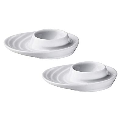 Küchenprofi Kuchenprofi 0750828202 Lot de 2 coquetiers en porcelaine rigide Blanc 8,9 x 10,2 cm - Publicité Küchenprofi Kuchenprofi 0750828202 Lot de 2 coquetiers en porcelaine rigide Blanc 8,9 x 10,2 cm - Publicité