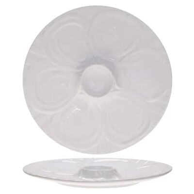 Cosy & Trendy COSY TRENDY Assiette à huitres Blanches 28,5 cm, N/C - Publicité Cosy & Trendy COSY TRENDY Assiette à huitres Blanches 28,5 cm, N/C - Publicité