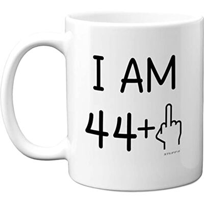 Stuff4 Tasse à café en céramique de 325 ml pour homme et femme Cadeau amusant pour 45e anniversaire Doigt du milieu Cadeau amusant pour 45e quarante-cinquième anniversaire - Publicité Stuff4 Tasse à café en céramique de 325 ml pour homme et femme Cadeau amusant pour 45e anniversaire Doigt du milieu Cadeau amusant pour 45e quarante-cinquième anniversaire - Publicité