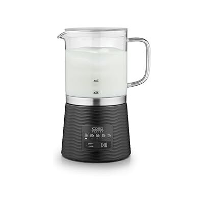 Caso CappuLatte Mousseur à lait électrique, mousse de lait crémeuse, mousseur à lait chaud et froid, cacao, chocolat chaud, récipient en verre amovible, passe au lave-vaisselle, 5 fonctions - Publicité Caso CappuLatte Mousseur à lait électrique, mousse de lait crémeuse, mousseur à lait chaud et froid, cacao, chocolat chaud, récipient en verre amovible, passe au lave-vaisselle, 5 fonctions - Publicité
