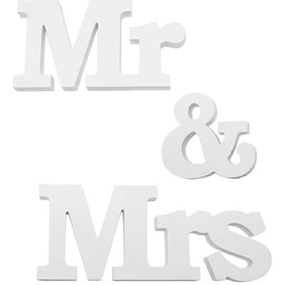 Bangbobi Décoration de Mariage Mr & Mrs, décoration de Table de Mariage en PVC, décoration de Mariage Just Married, décoration de Table de Mariage pour Les mariés - Publicité Bangbobi Décoration de Mariage Mr & Mrs, décoration de Table de Mariage en PVC, décoration de Mariage Just Married, décoration de Table de Mariage pour Les mariés - Publicité