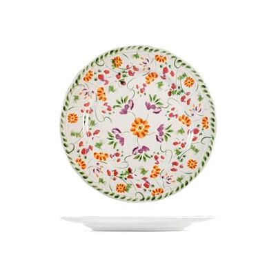 H&H Lot de 6 assiettes à fruits diamantées en Stoneware décoré, Ø 20 cm Assiettes élégantes et résistantes pour Dessert, Apéritifs et Contours Lavables au lave-vaisselle et au micro-ondes - Publicité H&H Lot de 6 assiettes à fruits diamantées en Stoneware décoré, Ø 20 cm Assiettes élégantes et résistantes pour Dessert, Apéritifs et Contours Lavables au lave-vaisselle et au micro-ondes - Publicité