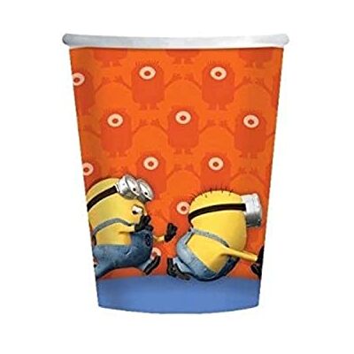 amscan International 266 ML Minions gobelets en Papier - Publicité amscan International 266 ML Minions gobelets en Papier - Publicité