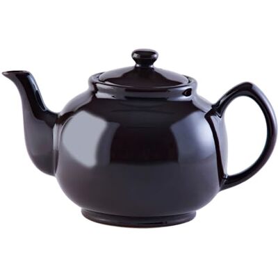 Kensington Théière anglaise pour 10 tasses, en faïence de qualité supérieure, avec vernis brillant, marron rockingham, passe au micro-ondes et au lave-vaisselle, théière vintage - Publicité Kensington Théière anglaise pour 10 tasses, en faïence de qualité supérieure, avec vernis brillant, marron rockingham, passe au micro-ondes et au lave-vaisselle, théière vintage - Publicité