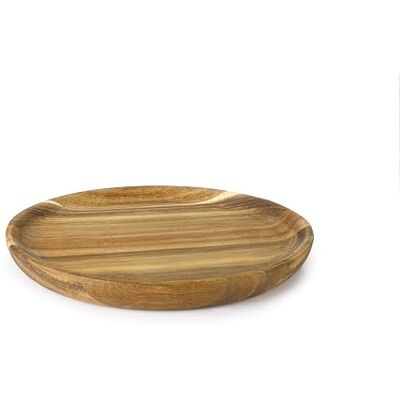 IBILI Assiette en bois d'acacia avec revêtement d'huile Ø 24 cm - Publicité IBILI Assiette en bois d'acacia avec revêtement d'huile Ø 24 cm - Publicité