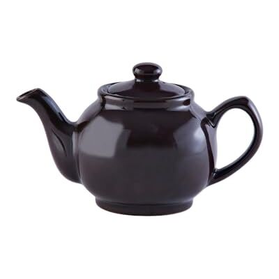 Kensington Théière anglaise pour 2 tasses, en faïence de qualité supérieure, avec vernis brillant, marron rockingham, passe au micro-ondes et au lave-vaisselle, théière vintage - Publicité Kensington Théière anglaise pour 2 tasses, en faïence de qualité supérieure, avec vernis brillant, marron rockingham, passe au micro-ondes et au lave-vaisselle, théière vintage - Publicité