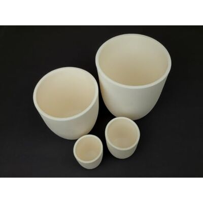 ZGG Creuset en céramique pour fonte de métal, différentes tailles, en Al2O3, 50-1000 ml/cm3, convient aux fours à gaz et électriques, cuivre, laiton, bronze, aluminium et bien d'autres (1000 cm3) - Publicité ZGG Creuset en céramique pour fonte de métal, différentes tailles, en Al2O3, 50-1000 ml/cm3, convient aux fours à gaz et électriques, cuivre, laiton, bronze, aluminium et bien d'autres (1000 cm3) - Publicité