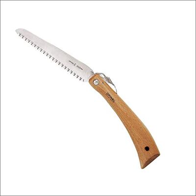 Opinel Couteau Scie Fermante N° 18 Nature Manche 23 cm Bois Hetre - Publicité Opinel Couteau Scie Fermante N° 18 Nature Manche 23 cm Bois Hetre - Publicité