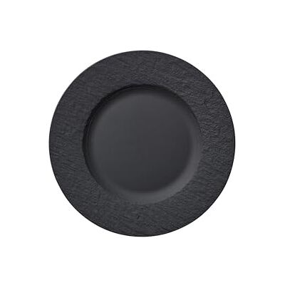 Villeroy & Boch Manufacture Rock Assiette à Dessert Noir, Garanti Lave-Vaisselle, Compatible Micro-Ondes Petite Assiette, Vaisselle en Céramique, Porcelaine Haut de Gamme - Publicité Villeroy & Boch Manufacture Rock Assiette à Dessert Noir, Garanti Lave-Vaisselle, Compatible Micro-Ondes Petite Assiette, Vaisselle en Céramique, Porcelaine Haut de Gamme - Publicité
