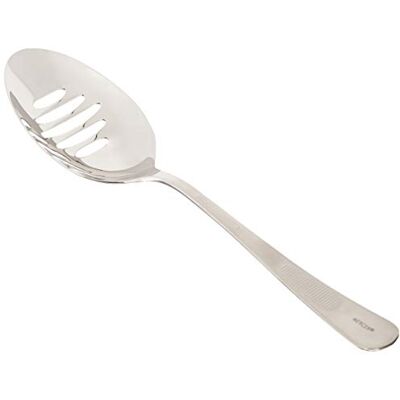 Mercer Culinary Cuillère de Mise en Assiette en Acier Inoxydable et Un Bol à Fente 17,8-2,2 cm, Silver, 9 - Publicité Mercer Culinary Cuillère de Mise en Assiette en Acier Inoxydable et Un Bol à Fente 17,8-2,2 cm, Silver, 9 - Publicité
