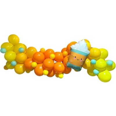 Enexo Ballons anniversaire Kit Arc de Ballons coloris Orange 3m, 67 Pièces livrées avec Accessoires DIY Décoration Anniversaire, Mariage ou Baby Shower ABC - Publicité Enexo Ballons anniversaire Kit Arc de Ballons coloris Orange 3m, 67 Pièces livrées avec Accessoires DIY Décoration Anniversaire, Mariage ou Baby Shower ABC - Publicité