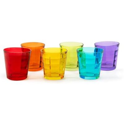 Verres Dubai d'Excelsa - Multicolores, 24,5 cl, lot de 6 - Publicité Verres Dubai d'Excelsa - Multicolores, 24,5 cl, lot de 6 - Publicité